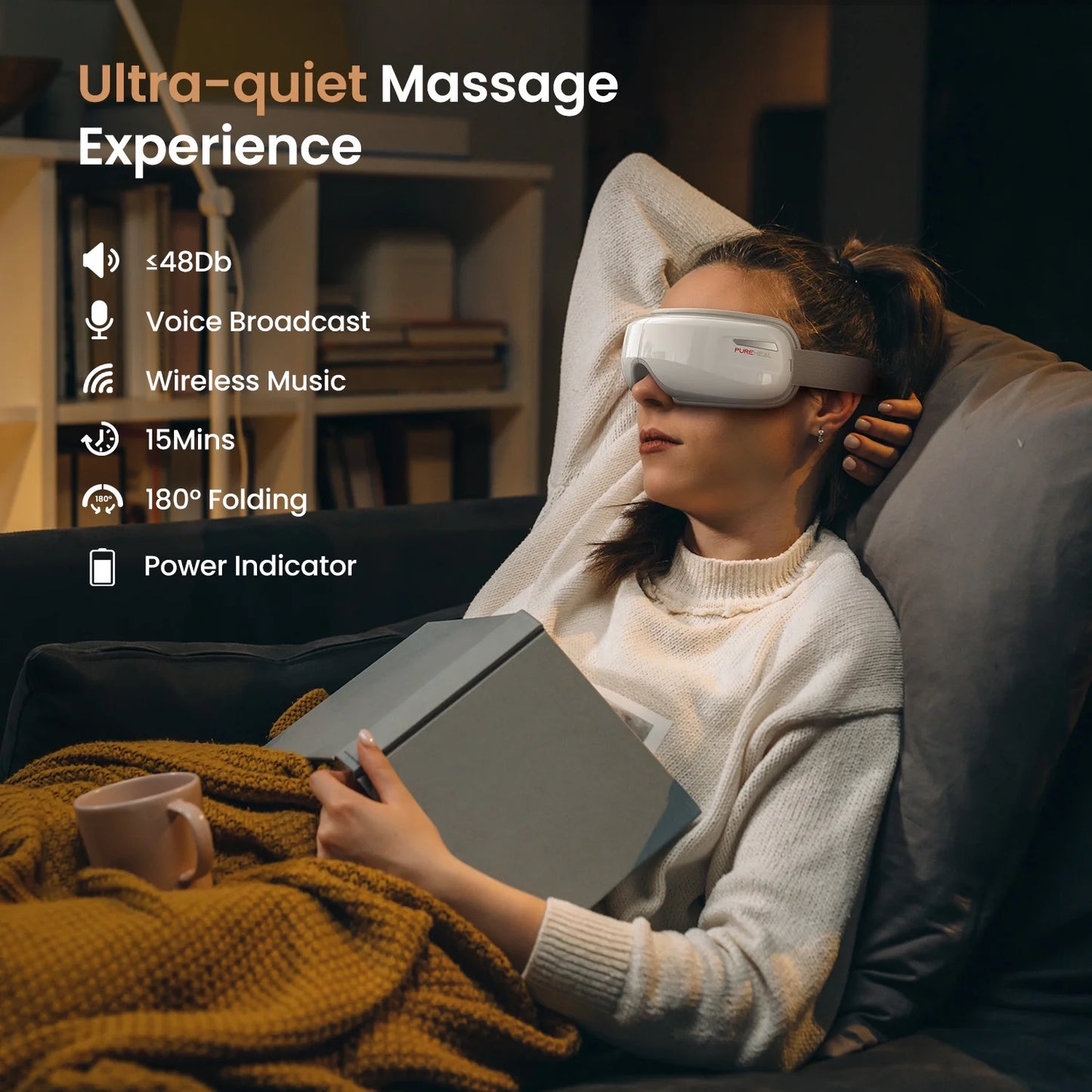 Calma Visual™ — Un Spa Para Tus Ojos Al Final Del Día (Masajeador Con Calor)