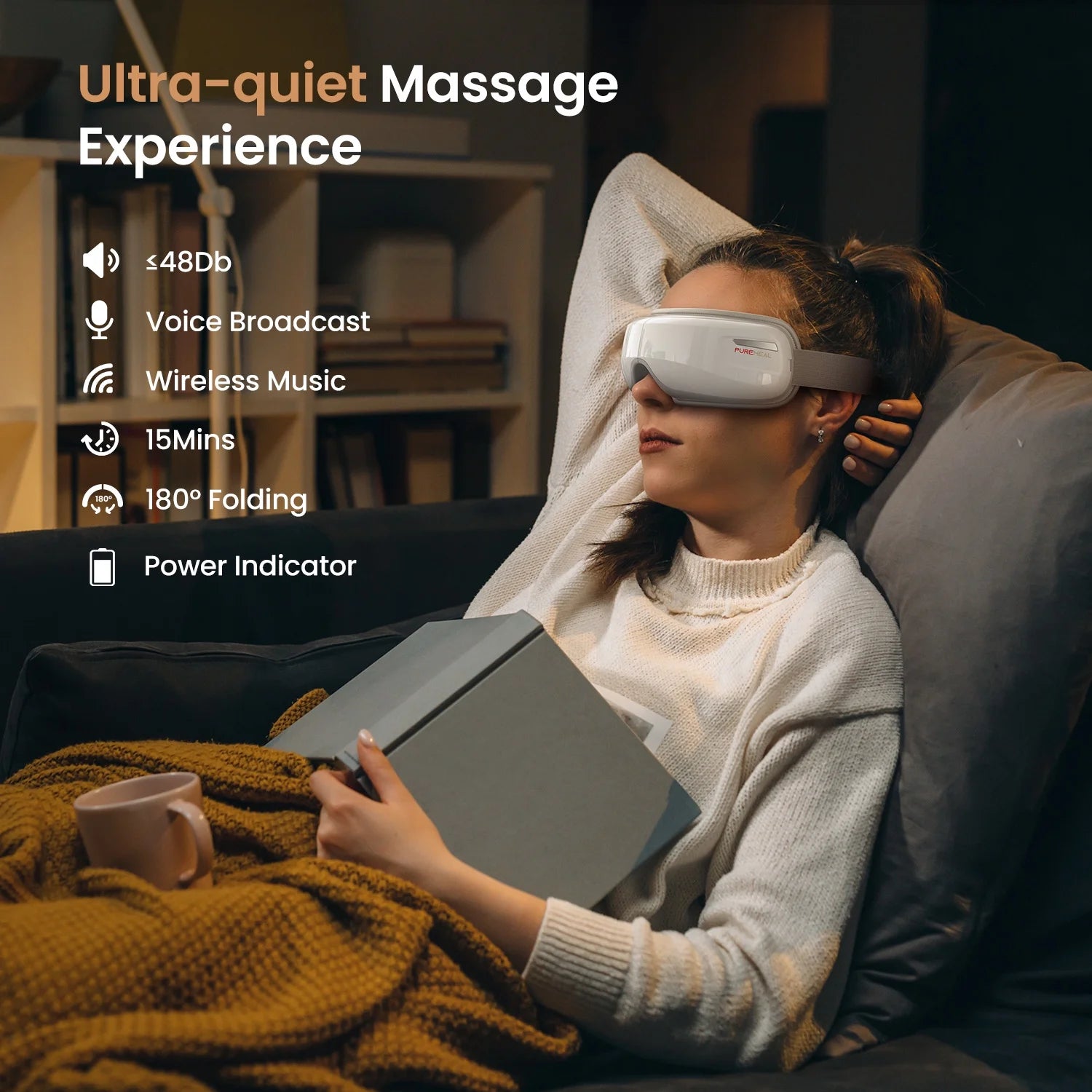 Calma Visual™ — Un Spa Para Tus Ojos Al Final Del Día (Masajeador Con Calor)
